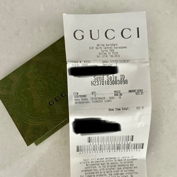 Adidas x Gucci gazelle. Size 10.5 Excellent condition. Worn 2x - Picture 9 of 10